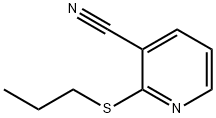 2-propylthio-3-pyridinecarbonitrile 结构式