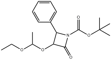 tert-Butyl3-(1-ethoxyethoxy)-2-oxo-4-phenylazetidine-1-carboxylate