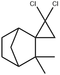 2',2'-二氯-3,3-二甲基螺[双环[2.2.1]庚烷-2,1'-环丙烷] 结构式