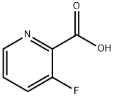 3-氟吡啶-2-羧酸 结构式