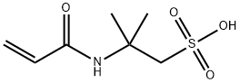 2-丙烯酰胺基-2-甲基丙磺酸（AMPS) 结构式