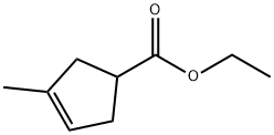 3-Cyclopentene-1-carboxylic acid, 3-methyl-, ethyl ester (8CI,9CI) 结构式