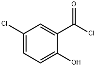 Benzoyl chloride, 5-chloro-2-hydroxy- 结构式