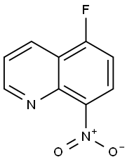 2-硝基-5-氟喹啉 结构式