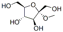 .alpha.-D-Fructofuranoside, methyl 结构式