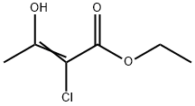 2-Butenoic  acid,  2-chloro-3-hydroxy-,  ethyl  ester 结构式