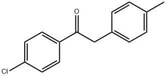 1-(4-氯苯基)-2-(对甲苯基)乙烷-1-酮 结构式
