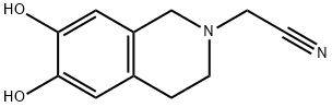 2(1H)-Isoquinolineacetonitrile, 3,4-dihydro-6,7-dihydroxy- (9CI) 结构式