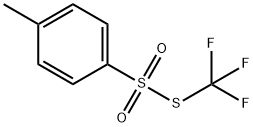 4-Methylbenzene-1-thiosulfonic acid S-trifluoromethyl ester 结构式