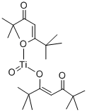 双(2,2,6,6-四甲基-3,5-庚二酸)氧化钛 结构式