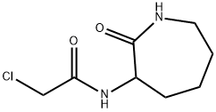 2-chloro-N-(2-oxoazepan-3-yl)acetamide 结构式