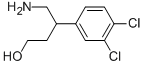 4-氨基-3-(3,4-二氯苯基)-1-丁醇 结构式