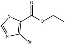 4-溴-5-噻唑羧酸乙酯 结构式