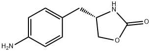 (s)-4-(4-氨基苄基)-1,3-唑烷-2-酮 结构式