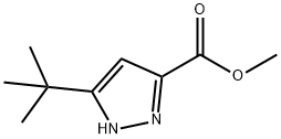 methyl 3-tert-butyl-1H-pyrazole-5-carboxylate 结构式