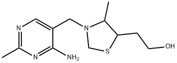3-[(4-Amino-2-methyl-5-pyrimidinyl)methyl]-4-methyl-5-thiazolidineethanol 结构式