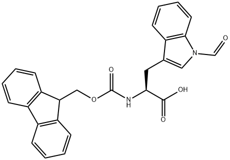 FMOC-N-甲醛-L-色氨酸 结构式