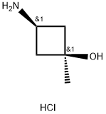 顺式-3-氨基-1-甲基环丁醇盐酸盐 结构式