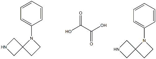 1-phenyl-1,6-diazaspiro[3.3]heptane hemioxalate 结构式