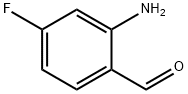 2-氨基-4-氟苯甲醛 结构式