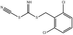 (2,6-DICHLOROPHENYL) METHYL CYANOCARBONIMIDODITHIOATE 结构式