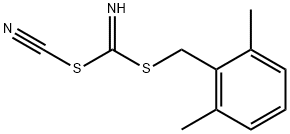 (2,6-DIMETHYLPHENYL) METHYLCYANOCARBONIMIDODITHIOATE 结构式