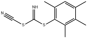 Methyl(2,4,6-trimethylphenyl)cyanocarbonimido-dithioate 结构式