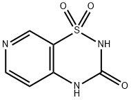 2H-Pyrido[4,3-e]-1,2,4-thiadiazin-3(4H)-one,1,1-dioxide(9CI) 结构式