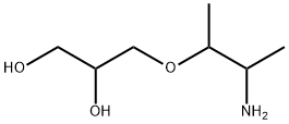 1,2-Propanediol,  3-(2-amino-1-methylpropoxy)- 结构式