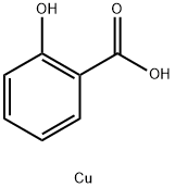 水杨酸铜(2+) 结构式