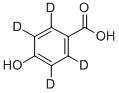 4-羟基苯甲酸 D4 结构式