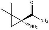 Cyclopropanecarboxamide, 1-amino-2,2-dimethyl-, (R)- (9CI) 结构式