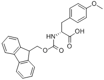 FMOC-N-甲基-D-苯丙氨酸 结构式