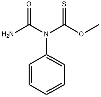 Carbamothioic  acid,  (aminocarbonyl)phenyl-,  O-methyl  ester  (9CI) 结构式