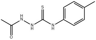 1-acetyl-4-(4-tolyl)thiosemicarbazide 结构式