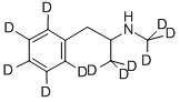 (+/-)-METHAMPHETAMINE-D11 结构式