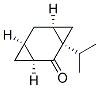 Tricyclo[5.1.0.03,5]octan-2-one, 1-(1-methylethyl)-, (1alpha,3ba,5ba,7alpha)- (9CI) 结构式