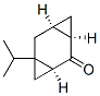 Tricyclo[5.1.0.03,5]octan-2-one, 5-(1-methylethyl)-, (1alpha,3ba,5ba,7alpha)- (9CI) 结构式