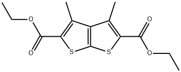 3,4-二甲基(2,3-B)-噻吩乙二酸二乙酯 结构式