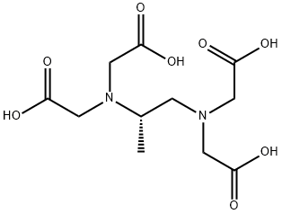 (S)-(+)-1,2-丙二胺-N,N,N',N'-四乙酸 结构式