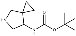 N-5-氮杂螺[2.4]庚烷-7-基-氨基甲酸叔丁酯 结构式