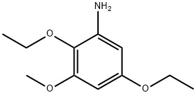 Benzenamine, 2,5-diethoxy-3-methoxy- (9CI) 结构式