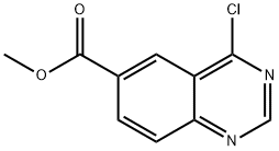 4-氯喹唑啉-6-甲酸甲酯 结构式