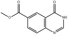 6-Quinazolinecarboxylic acid, 3,4-dihydro-4-oxo-, Methyl ester 结构式