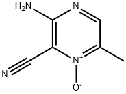 Pyrazinecarbonitrile, 3-amino-6-methyl-, 1-oxide (9CI) 结构式