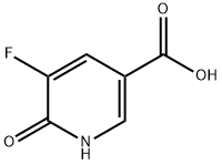 5-FLUORO-6-HYDROXYNICOTINIC ACID 结构式