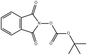 碳酸叔丁基邻苯二甲酰亚胺基酯 结构式