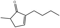 2-BUTYL-5-METHYLCYCLOPENT-2-EN-1-ONE 结构式