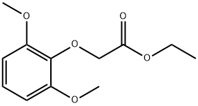 (2,6-二甲氧基苯氧基)醋酸乙酯 结构式