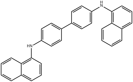 N,N'-二(1-萘基)-4,4'-联苯二胺 结构式